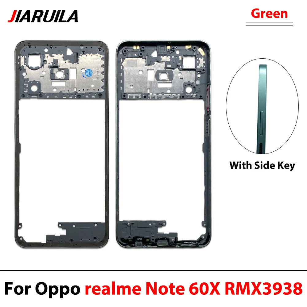 20Pcs/Lot Good Middle Frame For OPPO realme Note 60X RMX3938 Middle Frame Front Housing Bezel Replacement Part