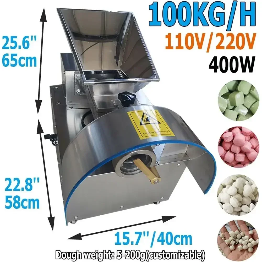 Automatic 6 Molds Commercial Dough Divider Rounder Equal Dough Cutter Cutting Machine for Bakery Restaurant Pizza Baking