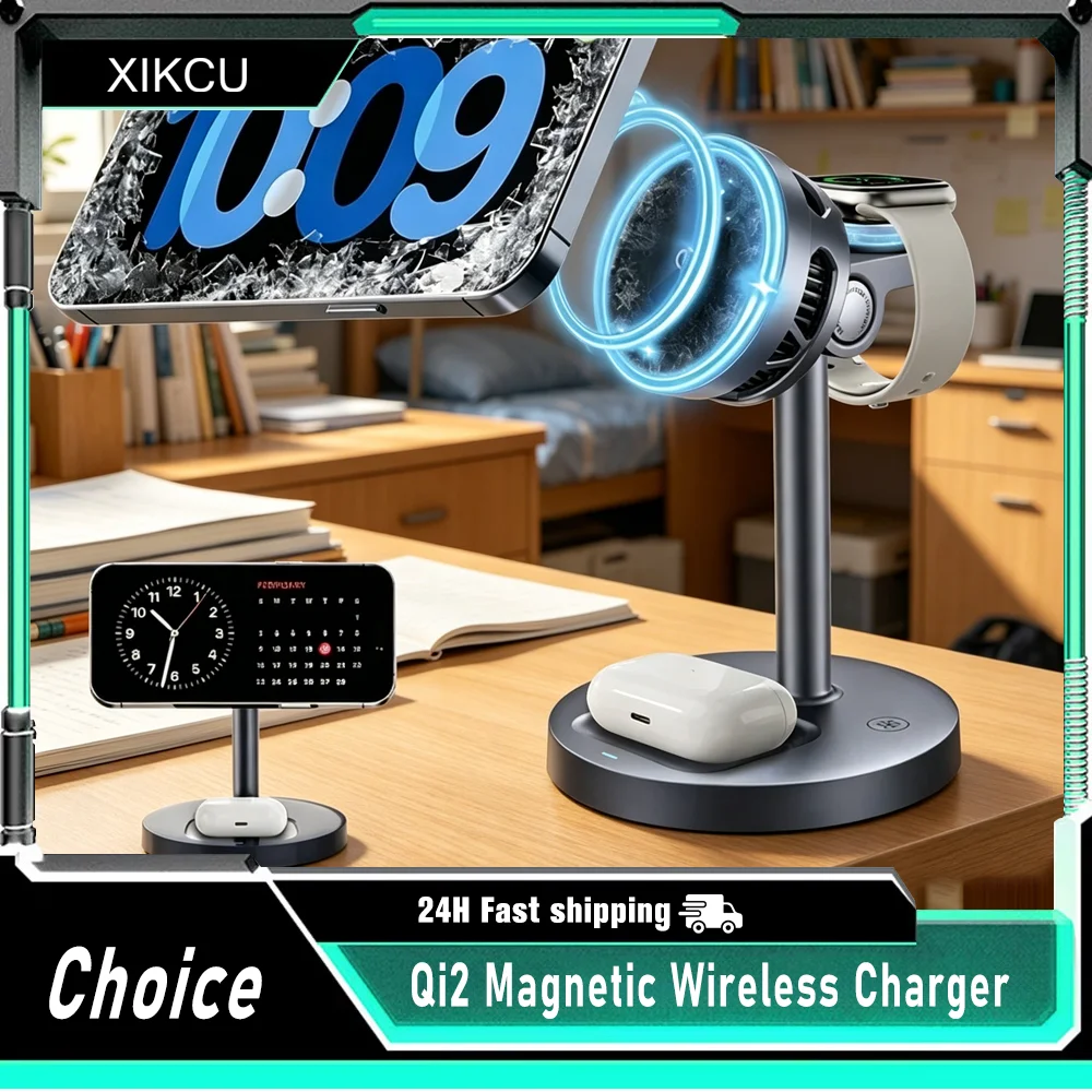 led-light-air-cooling-qi2-25w-magnetic-wireless-charger-for-iphone-17-16-15-14-13-12-apple-watch-airpods-pro-fast-charging