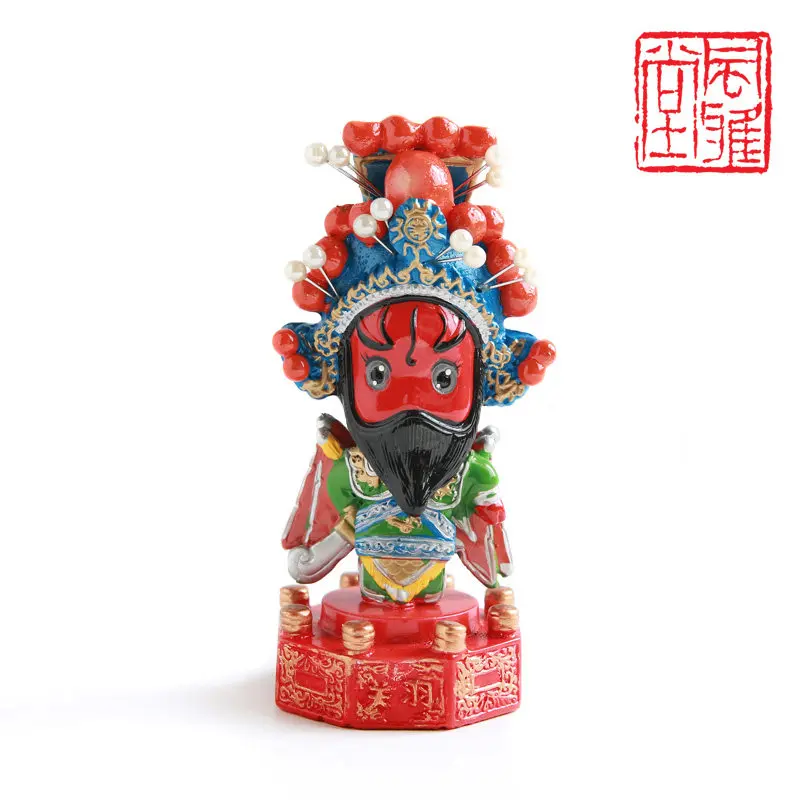 Peking Opera Character Doll Opera Face Car Ornament Doll