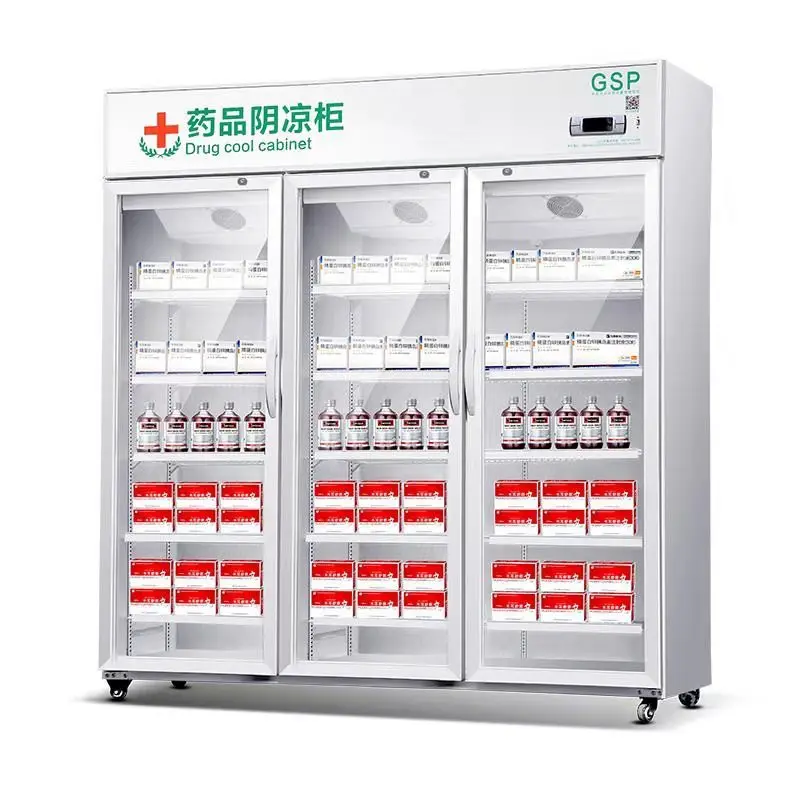 

New certification of single-door double-door three-door cabinet for cool double-door refrigerated cabinet