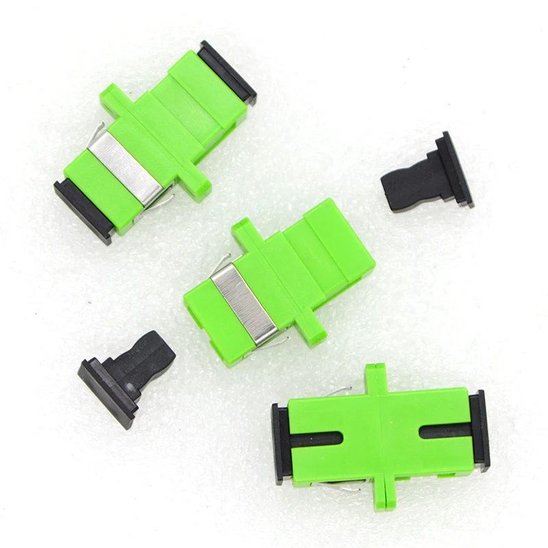 

200PCS GONGFENG New HOT Sale SC/APC Fiber Optical Connector Flange head Adapter Coupler Square joint Special Wholesale to Russia