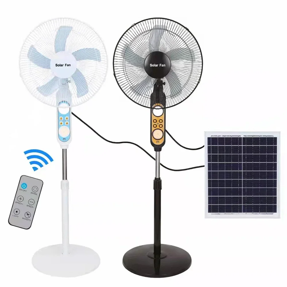 Factory High-Efficiency Household Height Adjustable Wide Angle Adjustable Outdoor Fan Household for 16-Inch Solar Fan