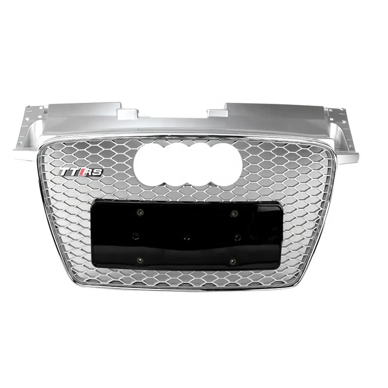 TT modification grille change to TTRS/TTS style front bumper grill for Audi TT center honeycomb grills 2008-2014