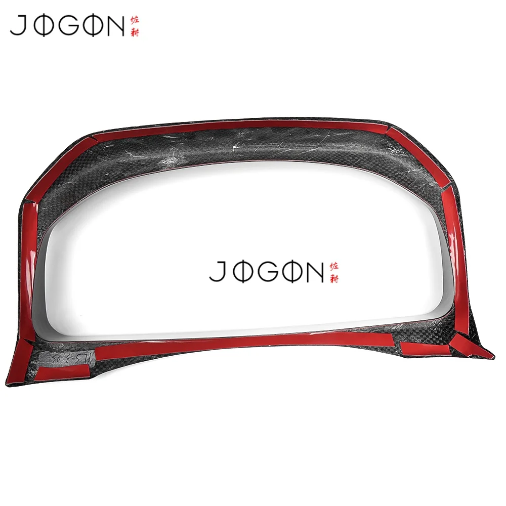 For Toyota GR Yaris 2025 2026 Carbon Fiber Car Interior Center Instrument Speedometer Frame Gauge Cluster Panel Cover Trim