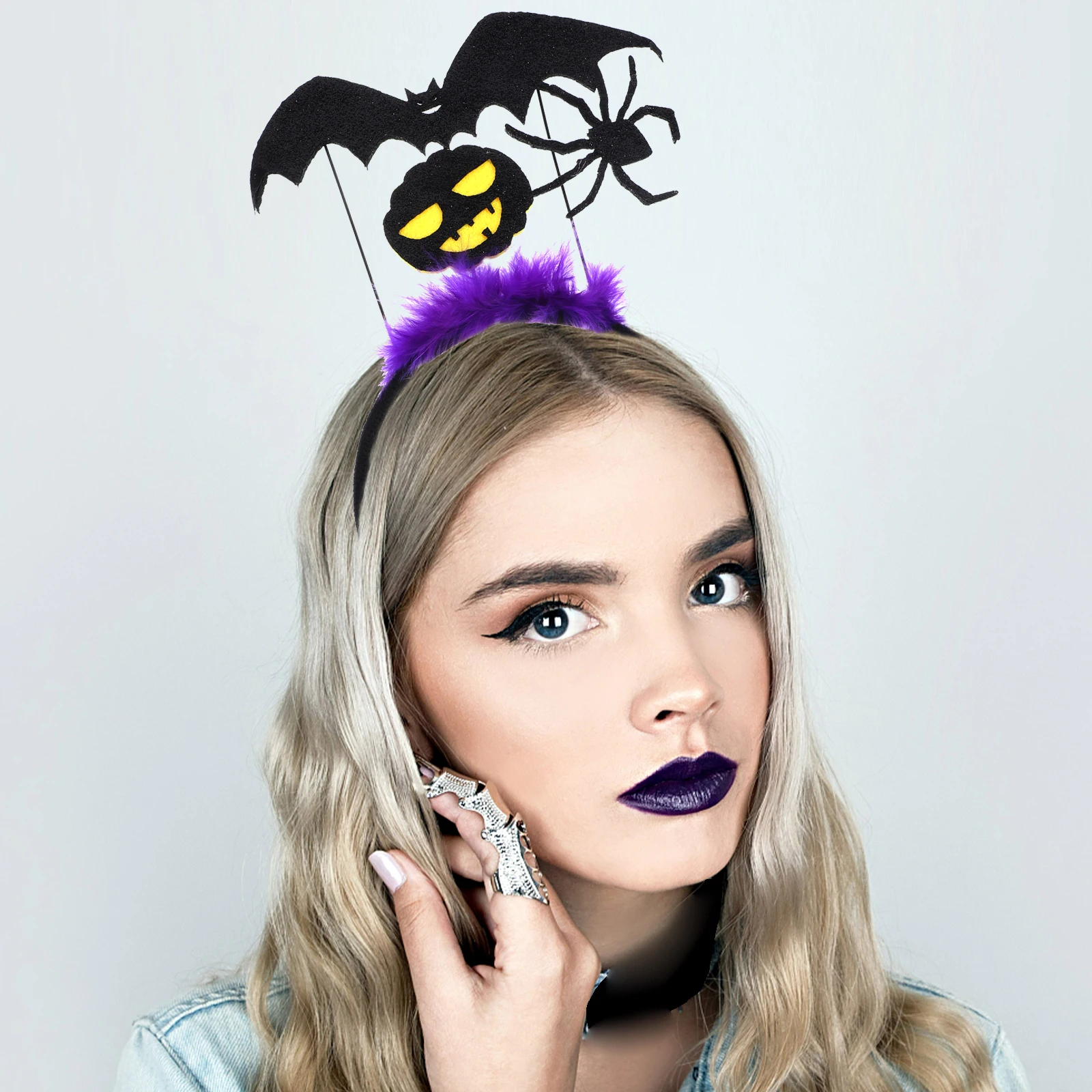 

Halloween Headb Hair Accessories Novel Decors Lightweight Comfortable Women Headdress Party Photography Props Cosplay Hoop