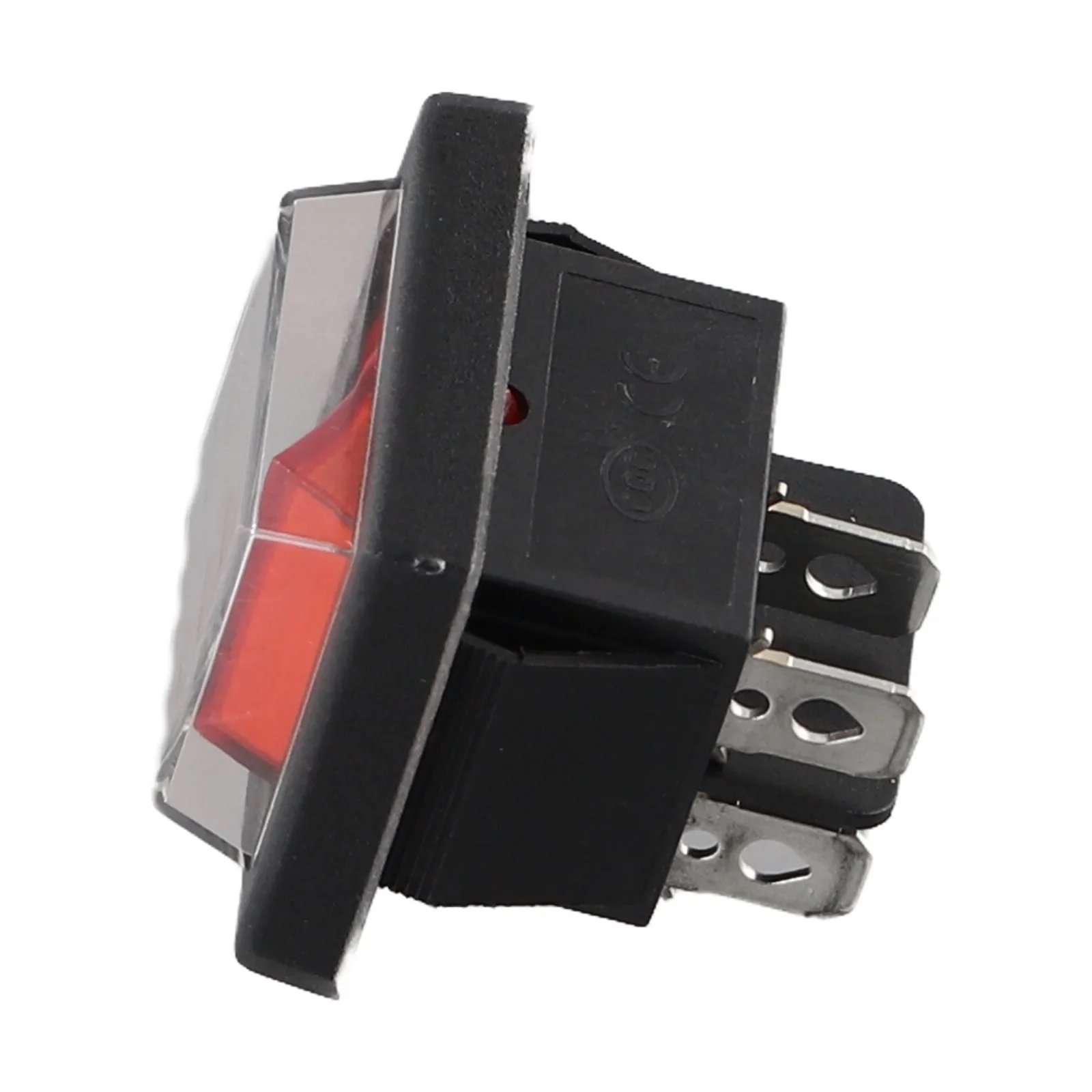 Rocker Switch With Waterproof Cover Device Switch 2 Poles 4 Pins 16A 250 Rocker Power Button Switches Electrical Supplies