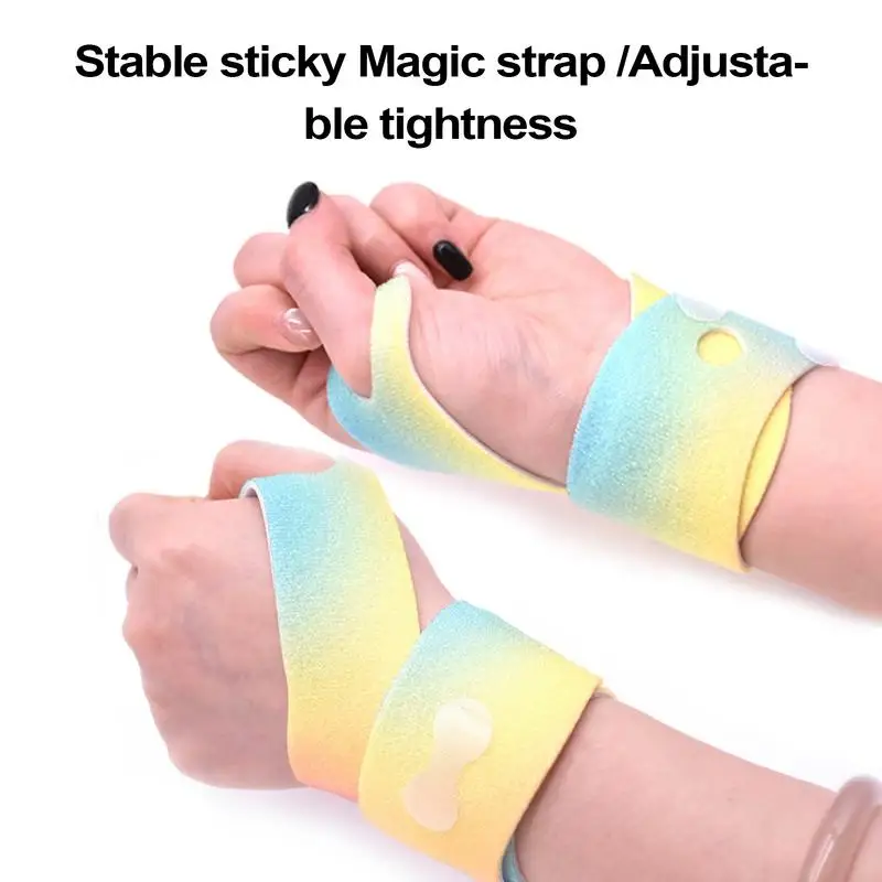 

Ультратонкий эластичный бандаж для поддержки запястья, красочный компрессионный ремень для йоги для мужчин и женщин, регулируемый бандаж для запястного туннеля