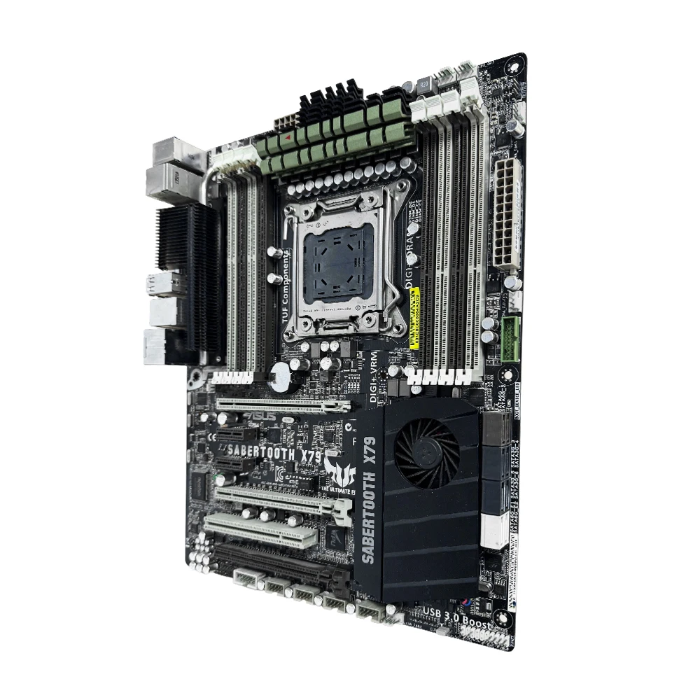 ASUS SABERTOOTH X79 Motherboard Intel X79 LGA 2011 DDR3 64GB support Core i7-4930K 3820 E5-1620 2667 2695 3970 4960 cpu ATX ﻿