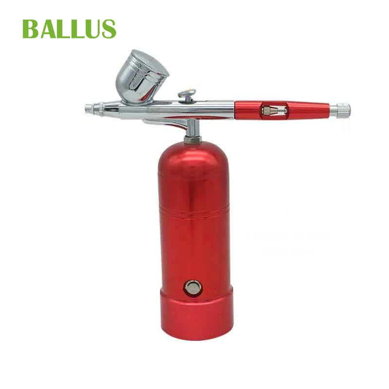 Cordless Nano Spray Gun Barber Nails Hair Makeup Air Compressor Kit Mini Airbrush