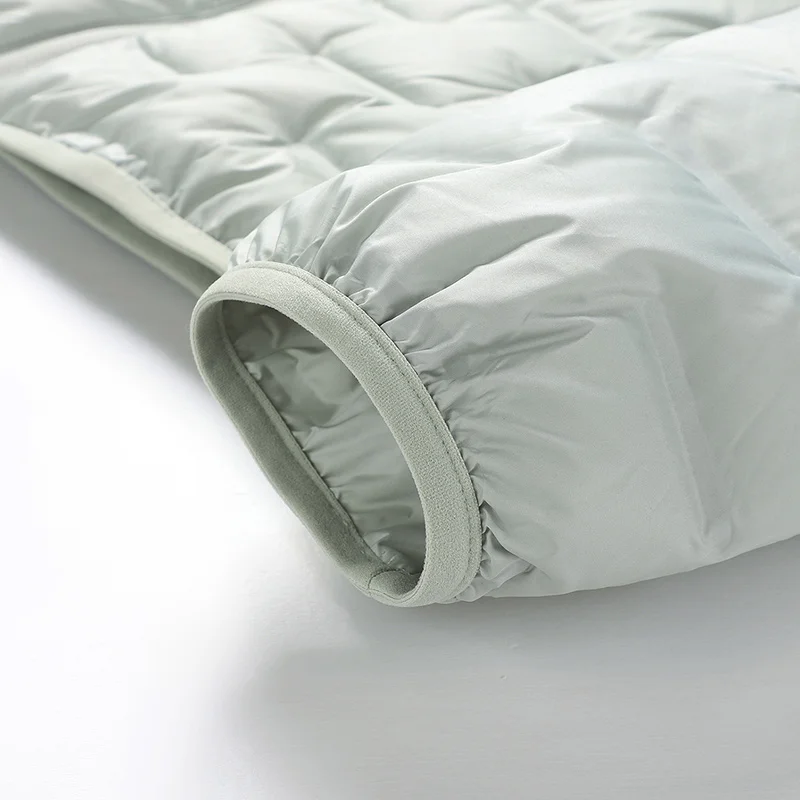 LNGXO المرأة سترة شتوية تسلق التخييم المشي لمسافات طويلة خفيفة الوزن مبطن الستر مقاوم للماء يندبروف سترة واقية دافئة مقنعين #4