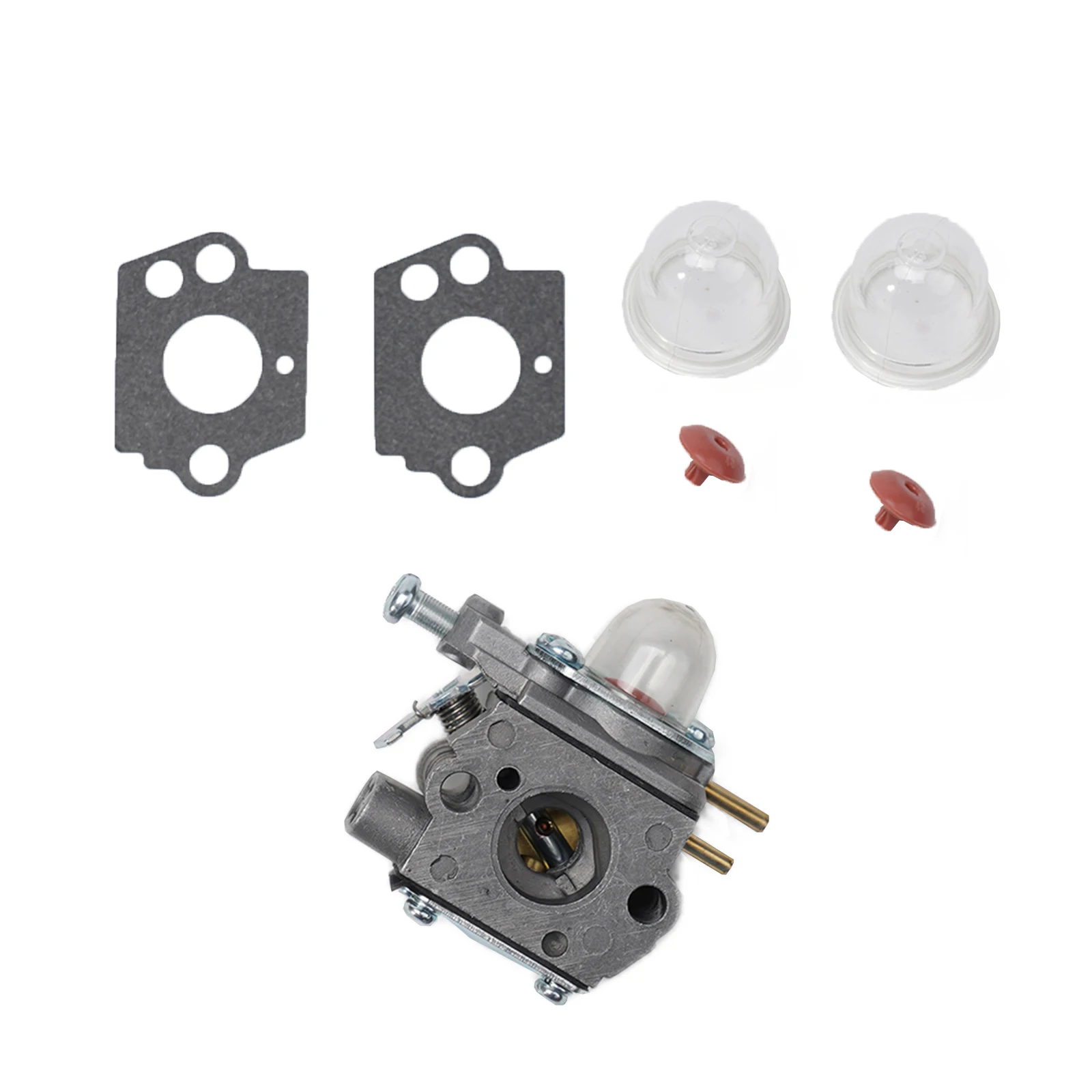Carburetor Primers Gasket Check Valve Set For Homelite HBL26BP HBC26SJS HBL26BV HBC26SB Garden Power Tool Accessories