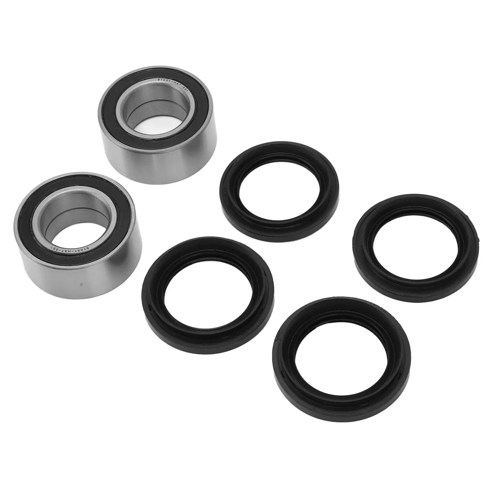 Front Wheel Bearing Kit Wear Resistant Steel Rubber Dustproof Wheel Axle Bearing Kit High Accuracy for atv