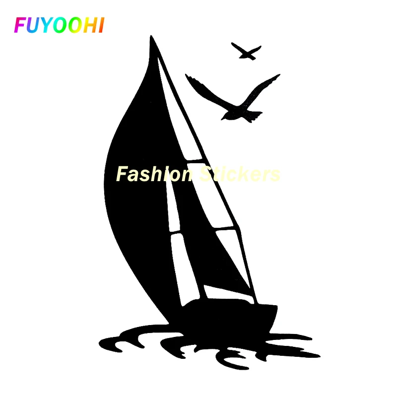 

FUYOOHI Exterior/Protection Fashion Stickers Sailing Yacht Car Sticker New Style Hot Car Body Decals Car Accessories Decor