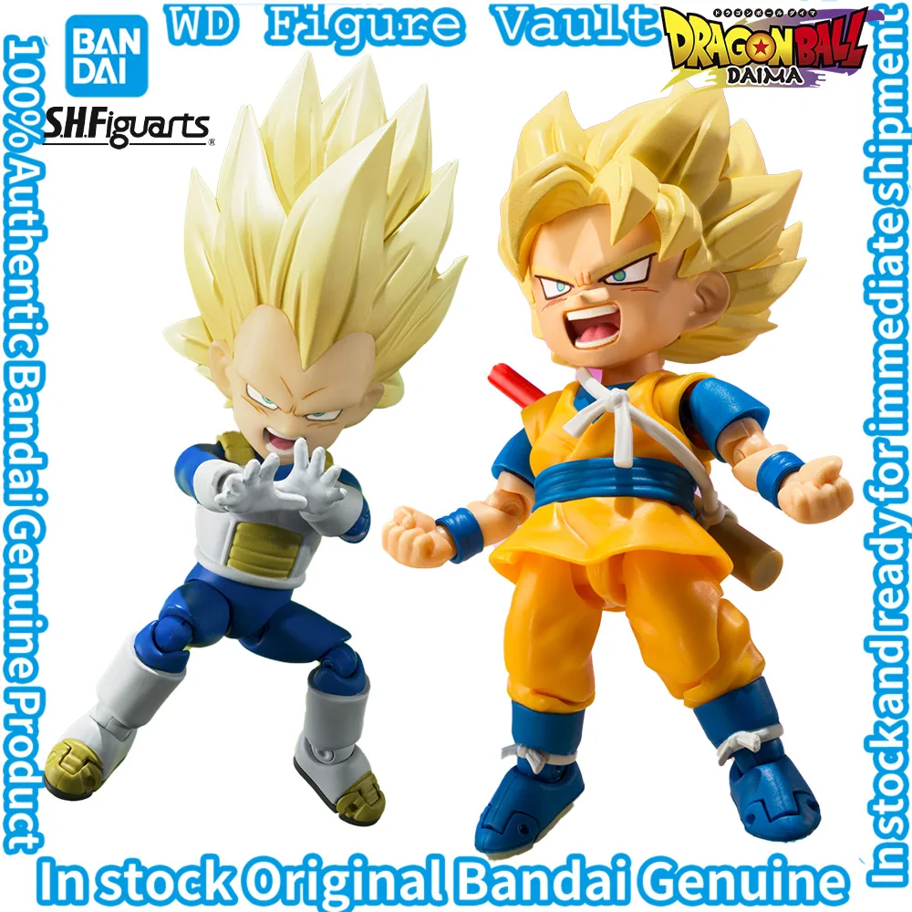 

В наличии Bandai S.H.Figuarts Super Saiyan 3 Vegeta (Mini) Super Saiyan Son Goku (Mini) - Коллекционная модель премиум-класса DAIMA в подарок