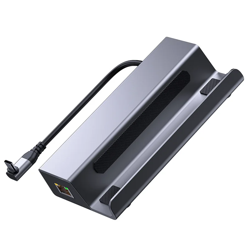 

ABHE-Multi-Function Handheld Charging Dock Multi Port USB HUB Video Converter Base Expansion Dock