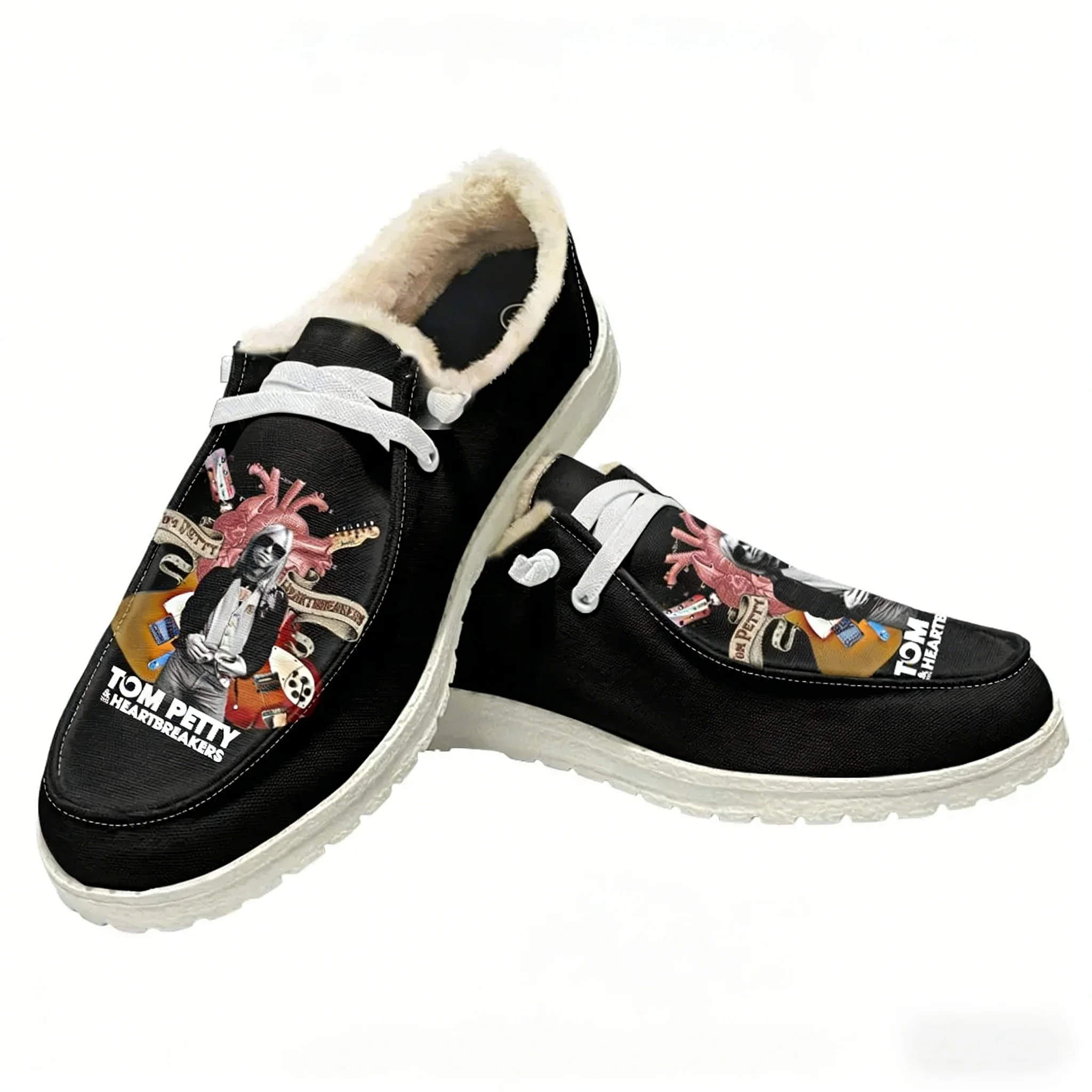 

Повседневная обувь Tom Petty Heartbreakers Rock Band, обувь на плоской подошве, мужская и женская дышащая легкая обувь для улицы, обувь на заказ