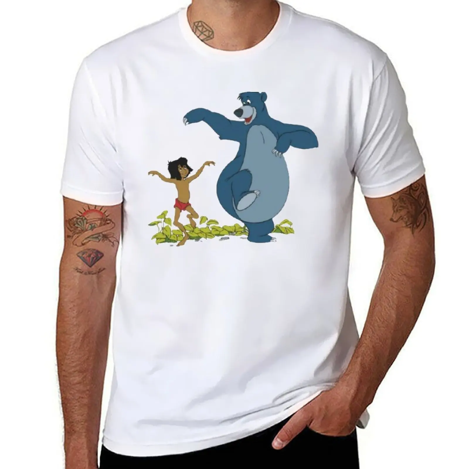 

shirts cotton 100% cotton Balu t t und heavy t Mogli shirt print shirt man custom T-Shirt
