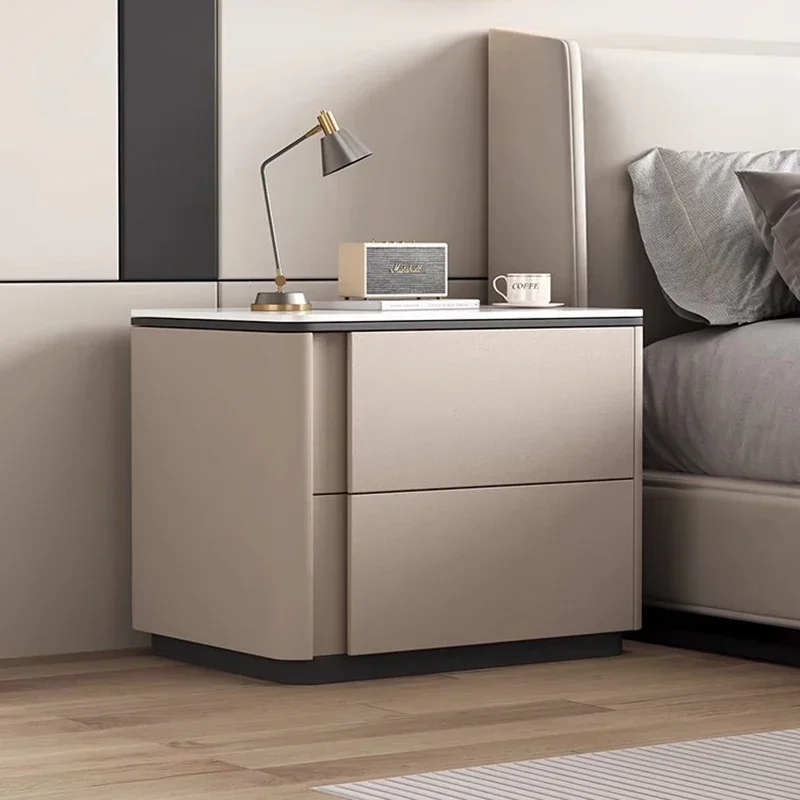 Aesthetic Minimalist Night Table Modern Storage Italian Drawer Bedside Table Luxury  Dormitorio Home Furniture