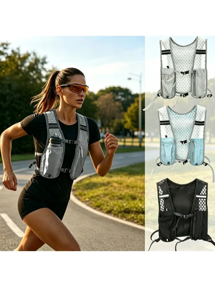 AliExpress NONE 1Pc Lightweight Hydration Vest Backpack Ergonomic Water Holder for Running Cycling Outdoor Sports