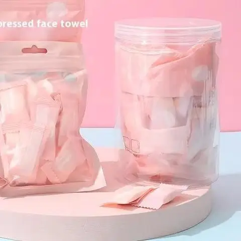 20/50 قطعة منشفة مضغوطة صغيرة كبسولات المتاح المناشف ماجيك العناية بالوجه اللوحي في الهواء الطلق السفر القماش مناديل الأنسجة الورقية