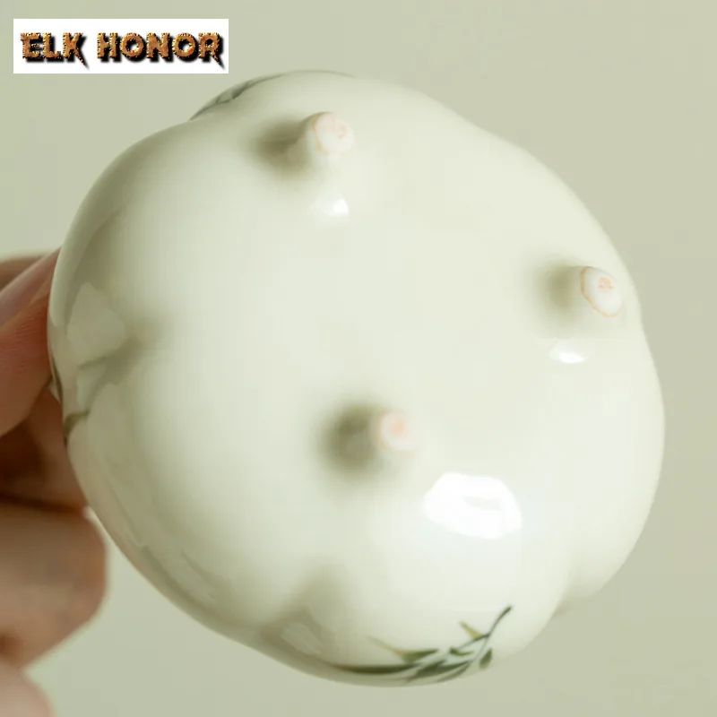 الرماد النباتي رسمت باليد الخيزران ترايبوديا حامل البخور البخور الدخان شلال البخور المشرق مبخرة Teaset الحلي