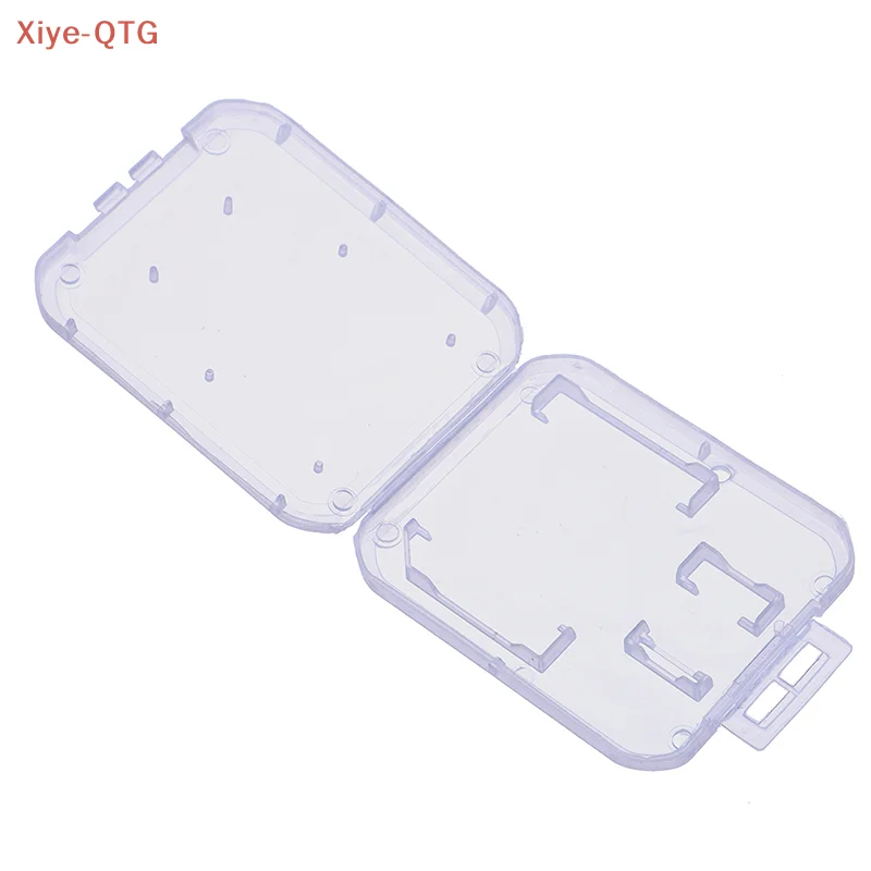 

НОВЫЙ 10 шт., прозрачный пластиковый чехол для карты памяти, защитный держатель для карт Micro SD TF, прозрачные коробки для хранения карт памяти