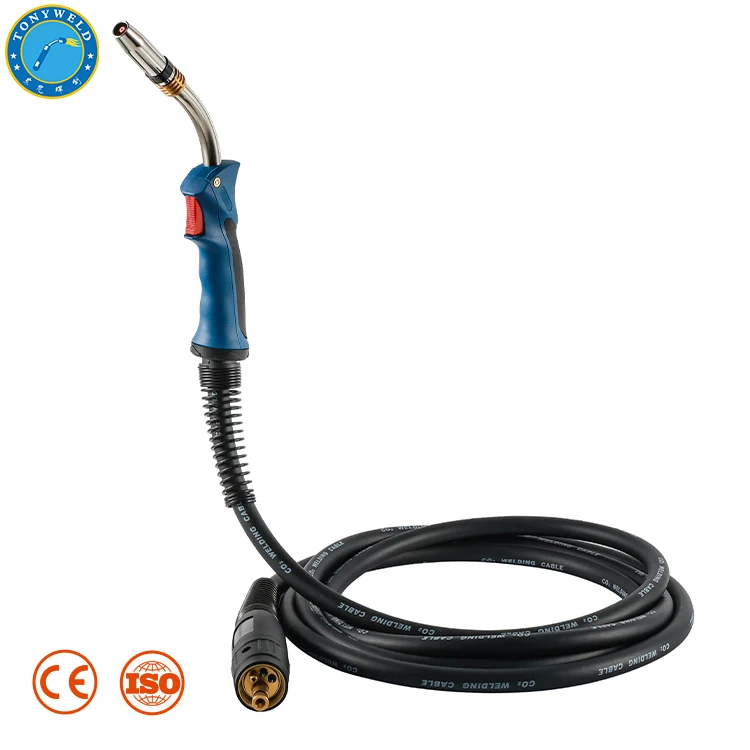 

Binzel MB 24KD 250Amp Air Cooled MIG Welding Gun 5m Euro Connector