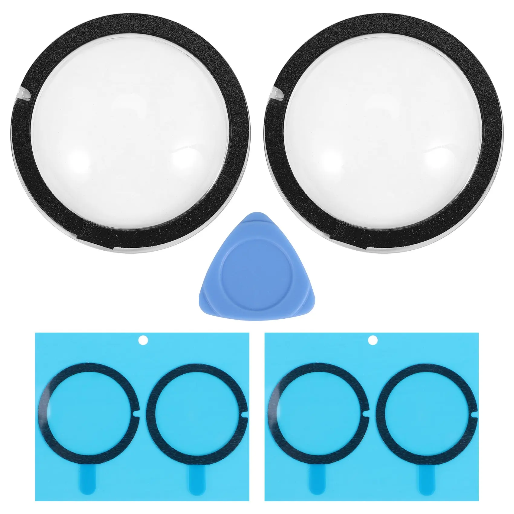 Lens Guards Camera Body Sticky Protector Cover Kits Lens Cap with Adhesive for ONE X2