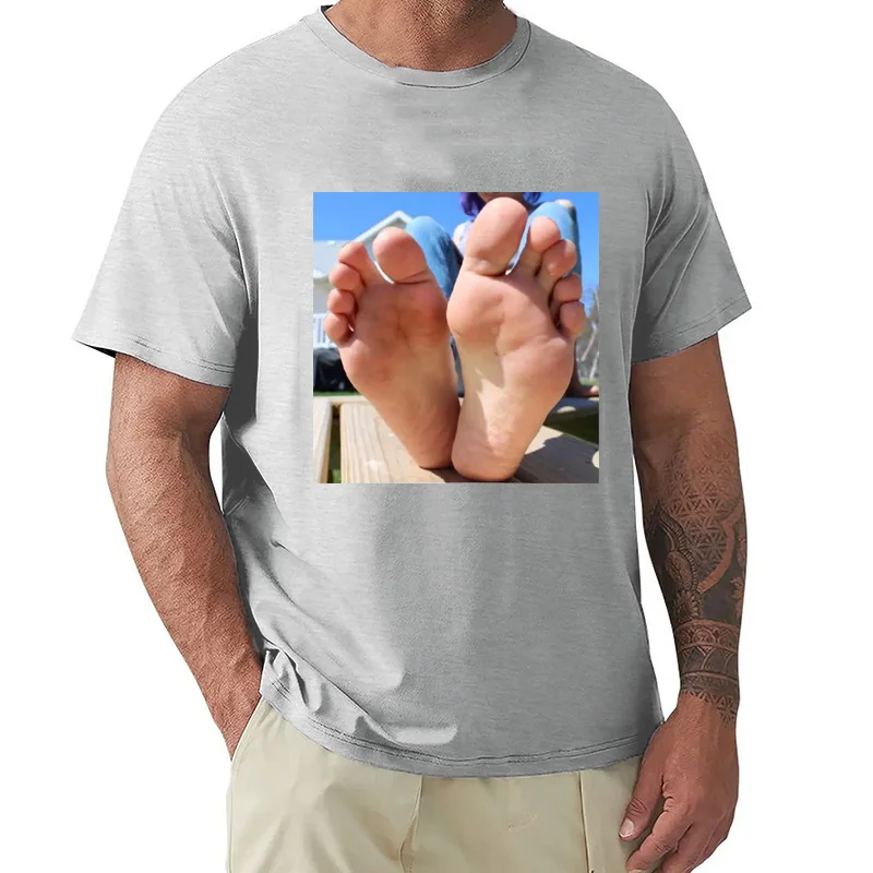 Foot Fetish Soles T-Shirt Short sleeve tee sweat new edition slim fit t shirts for men