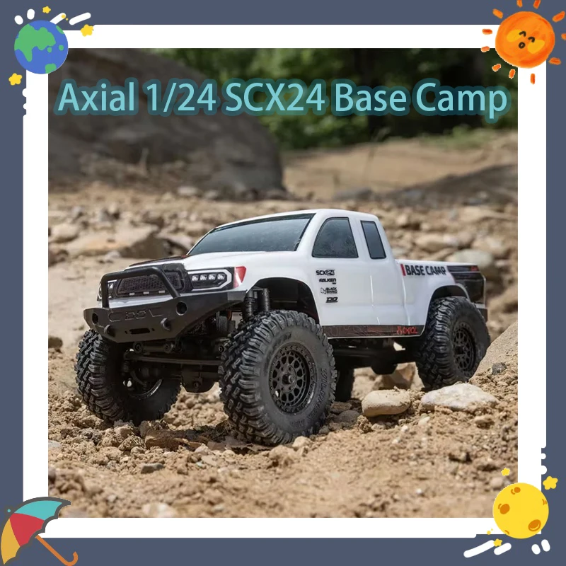 

Axial 1/24 Scale Scx24 Base Camp Remote Control Electric Off-Road Pickup Truck Small Climbing Vehicle for Hobbyists And Friends