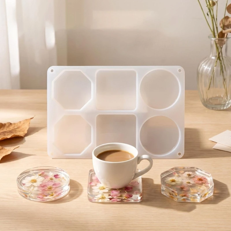 Multi-Shape Epoxy Mold with 6 Cavities on 1 Mold Body