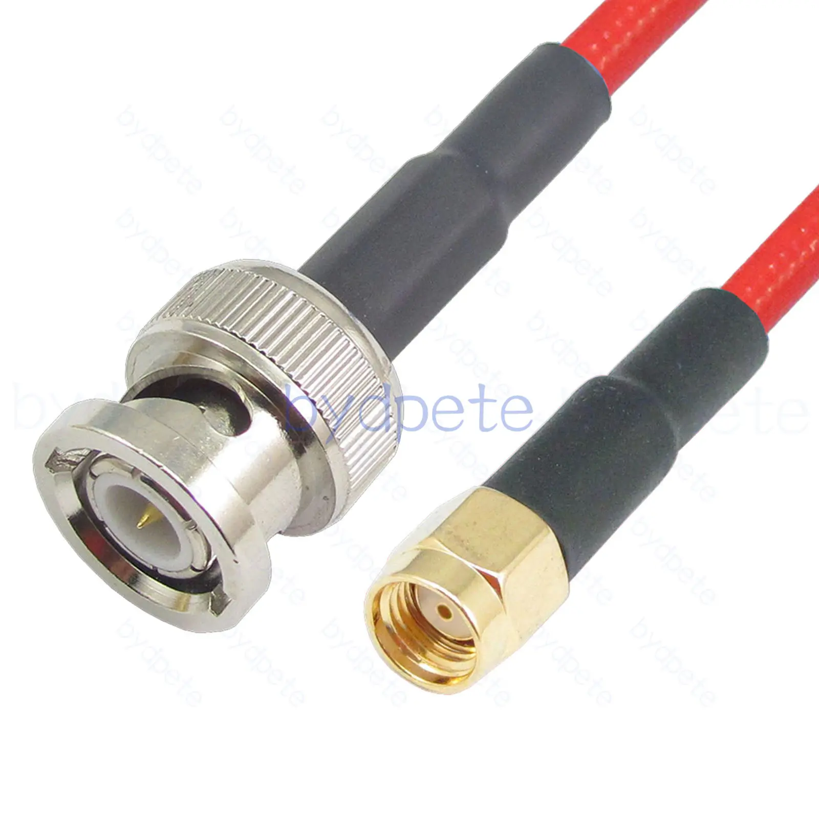 

RG402Red FEP BNC Male to RP-SMA Male (Female Pin) Semi Rigid Flexible Coaxial Cable Low Loss RF 50ohms Coax Koaxial Kable