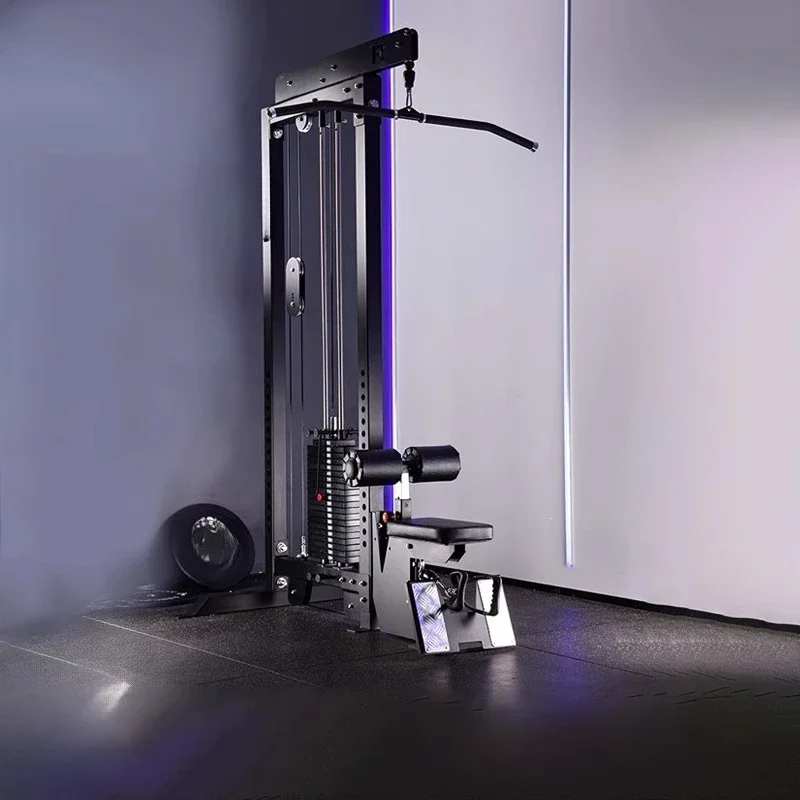 High and low pull-down integrated high pull-down trainer, sitting rowing and pulling back gym professional