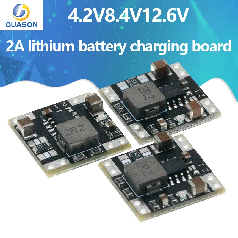 2A lithium battery charging board 4.2V8.4V12.6V synchronous rectification DC-DC voltage reduction module