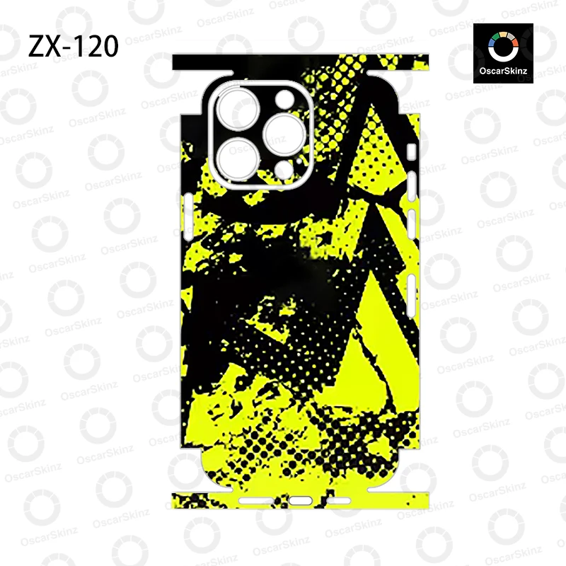 OscarSkinZ Wrap For iPhone 16 Pro Max Sticker 15 14 Plus Back Film 13 12 Mini Protective Decal Side Frame Back Protector - Image 5