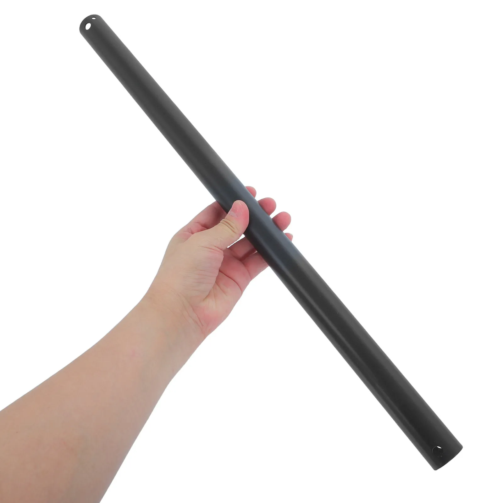 

3Pcs Black Ceiling Fan Extension Rod Set 9.69inch 9.84inch 4.92inch Metal Downrod for Living Room Bedroom Office Modern Fan