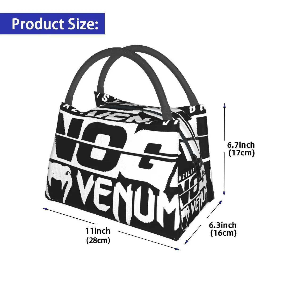 Jiu Jitsu No Gi Logo Portable insulation bag for Cooler Thermal Food Office Pinic Container