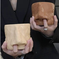 Creative Big Nostril Design Ceramics Mugs coffee mug Milk Tea office Cups Drinkware the Best birthday Gift