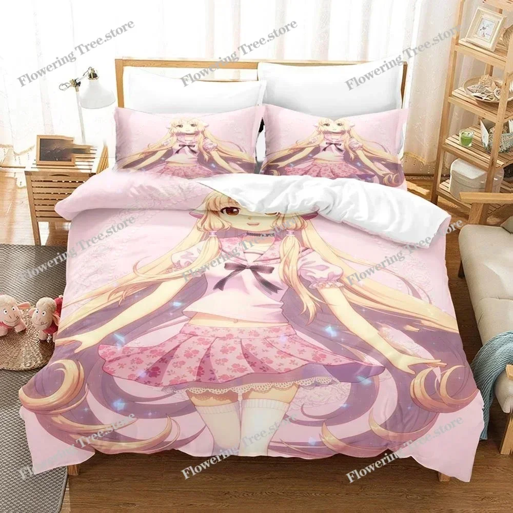 Bedding Decor 3D Printed Anime Chobits Chi Bedding Set Boys Girls Twin Queen Size Duvet Cover Pillowcase Bed Kids Adult Luxury G