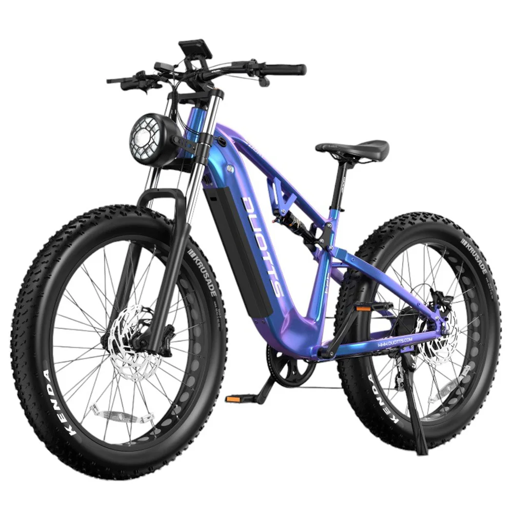 DUOTTS E26 Electric Bike 750W Motor Torgue Sensor 48V 20Ah Battery 26*4.0 inch Fat Tires 55km/h Max Speed Hydraulic Disc Brakes