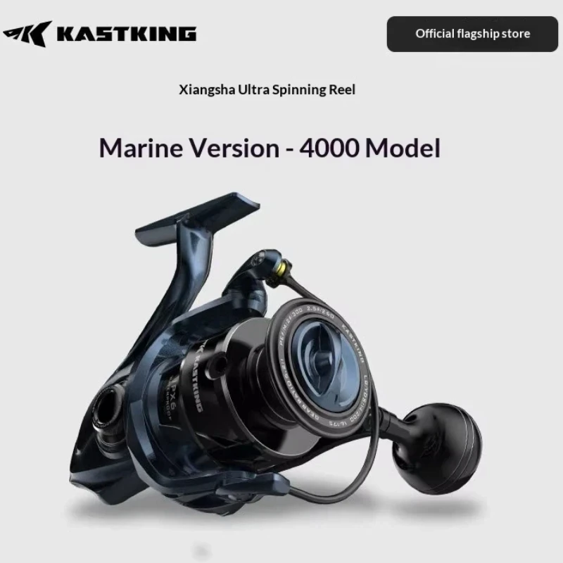 KastKing Xiangsha Spinning Reel Full Aluminum Alloy Saltwater Resistant Long Cast Sea Fishing Reel for Seabass Shore Fishing