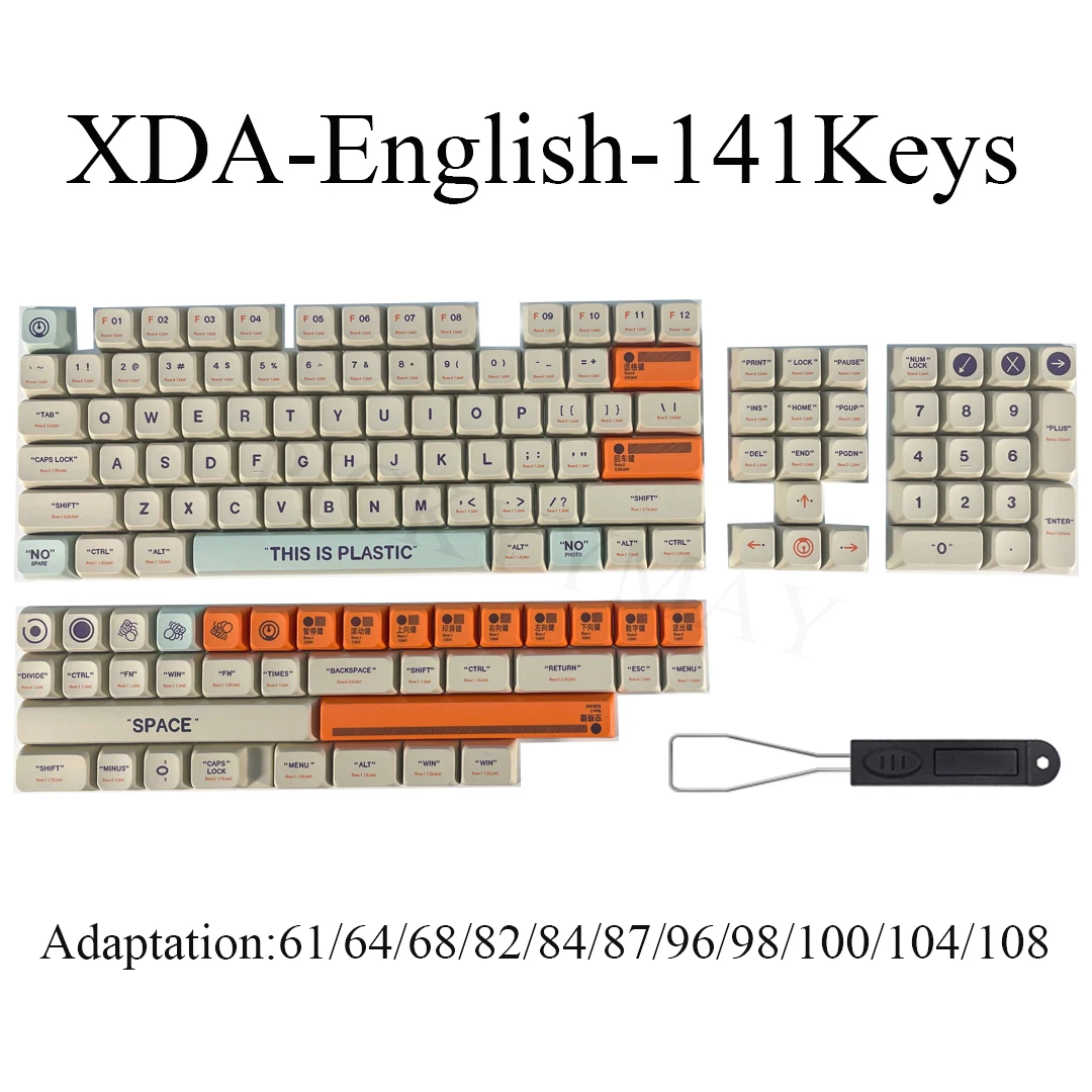 PBT DYE-SUB XDA โปรไฟล์141คีย์ GMK Clong Double Shot SL Keycaps เหมาะสำหรับ MX สำหรับ Custom แป้นพิมพ์