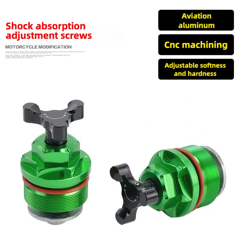 

CNC Motorcycle Front Shock Absorber Nut Cap Preload Adjuster Fork Bolts Decorative Cover For Kawasaki NINJA400 Ninja 400 Z400