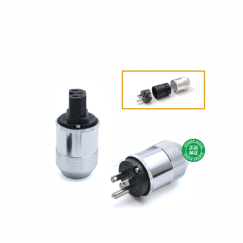 Oyaide Japan M1 / F1 Flagship Audiophile US Power Plug & IEC Connector, F1 20A IEC Female Socket