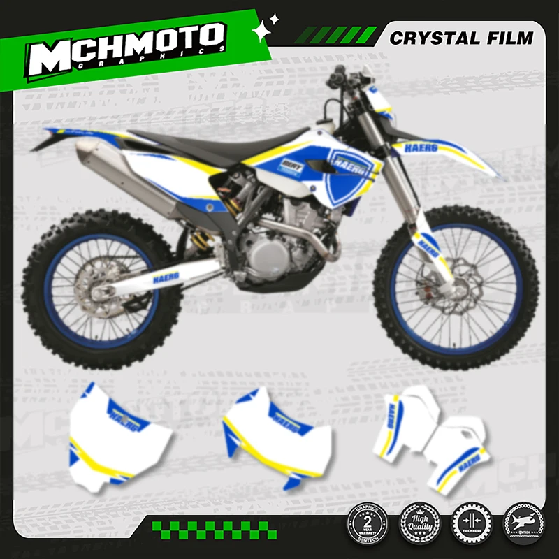 

MCHMFG мотоциклетные графические наклейки, наборы наклеек для HUSABERG 13-14 2013 2014 FE TE фон на заказ 005