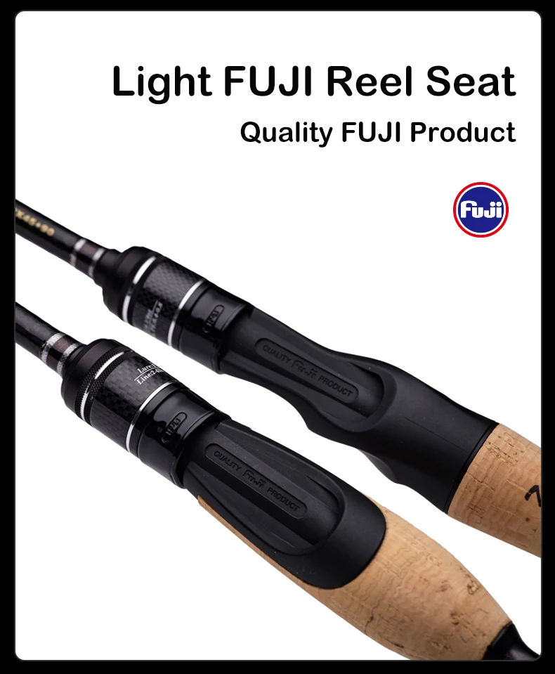 PURELURE STREAM Soft Bait Reiserute Ultraleicht 1,98m 2,01m Partner-Rute für Hecht, Barsch, Forelle, Spinn- und Wurfangeln, Schnelle Aktion – Detail 7