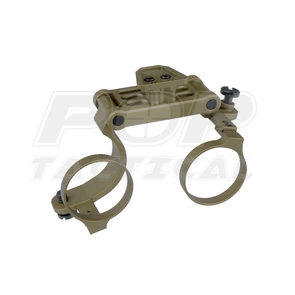 PVS14 NPBM-D supporto NVG a ponte Non alimentato a coda di rondine in alluminio 6061 T6 per casco PVS14 AN/PVS14 TNV/PVS14 NG/PVS14 supporto NVG