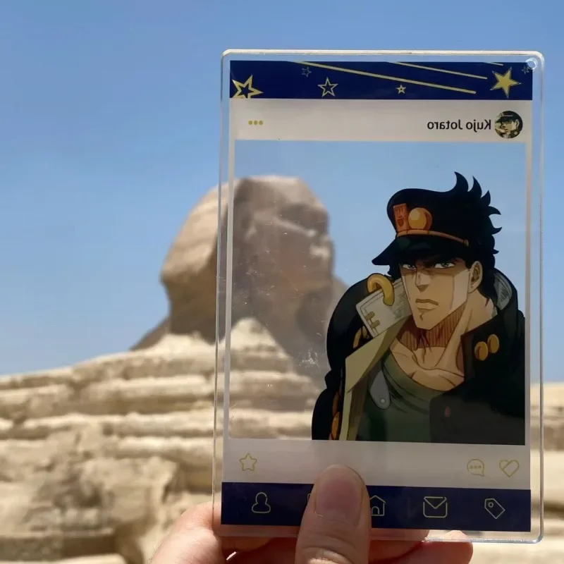 JoJo\'s Bizarre Adventure Acrylic Transparent Card Kujō Jōtarō Kira Yoshikage Anime Peripherals Delicate Photograph Ornamente