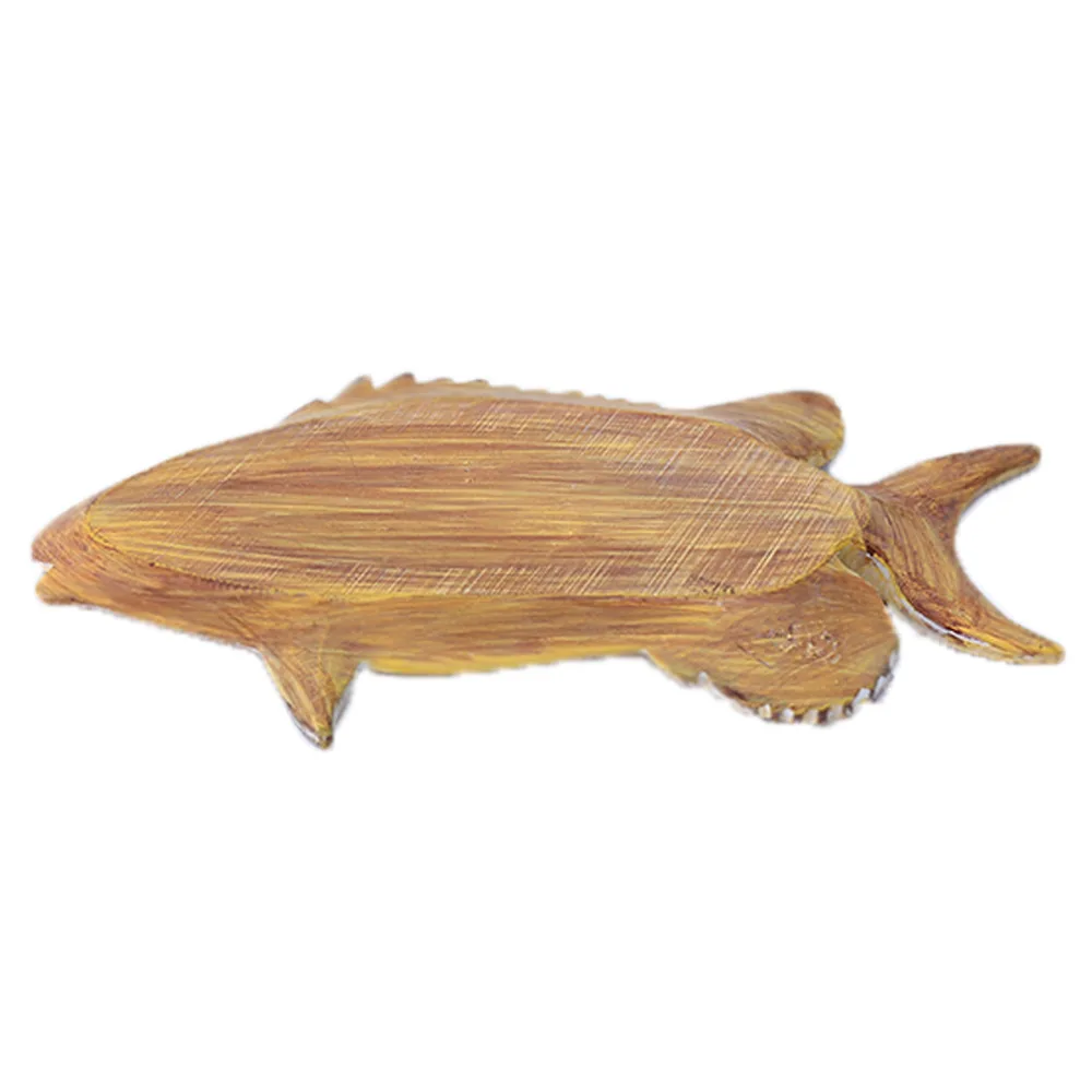 Vintage Style Resin Fish Shaped Jewelry Tray Ring Dish Antique Trinket Key Holder Decorative Tray for Necklace Bracelet Display